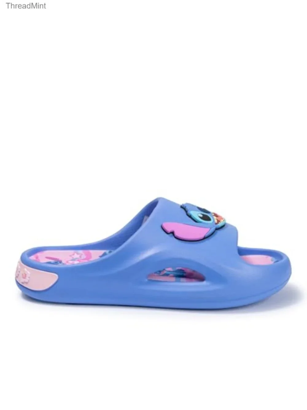 Disney Stitch Girls Slides Youth Water-Resistant Slip-On EVA Summer Sandal